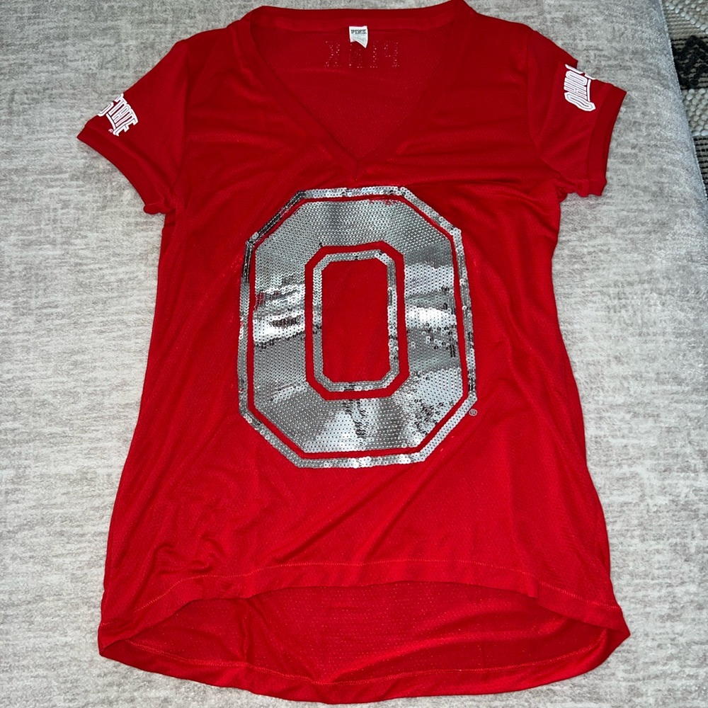 NWOT VS Pink - Ohio State Sequin Jersey